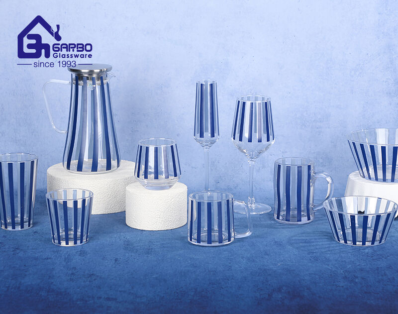Colored line glass product series - The best choice for promotional items