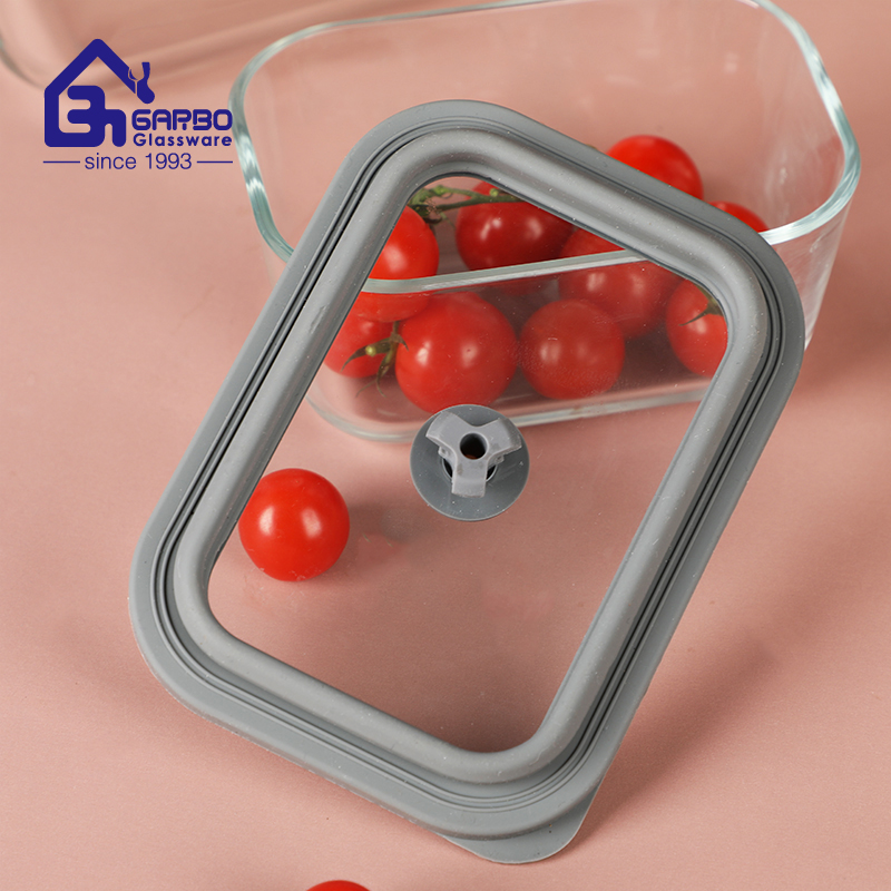 Popular High Borosilicate Glass Lunch Box With Glass Lids - New!