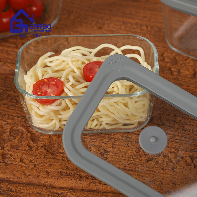 Popular High Borosilicate Glass Lunch Box With Glass Lids - New!