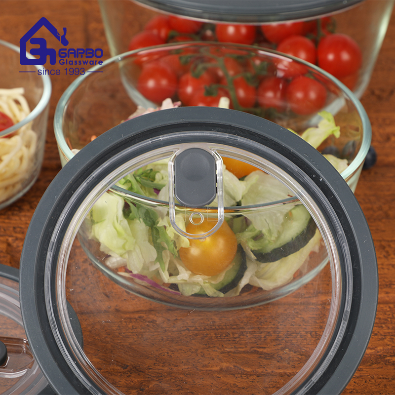Popular High Borosilicate Glass Lunch Box With Glass Lids - New!