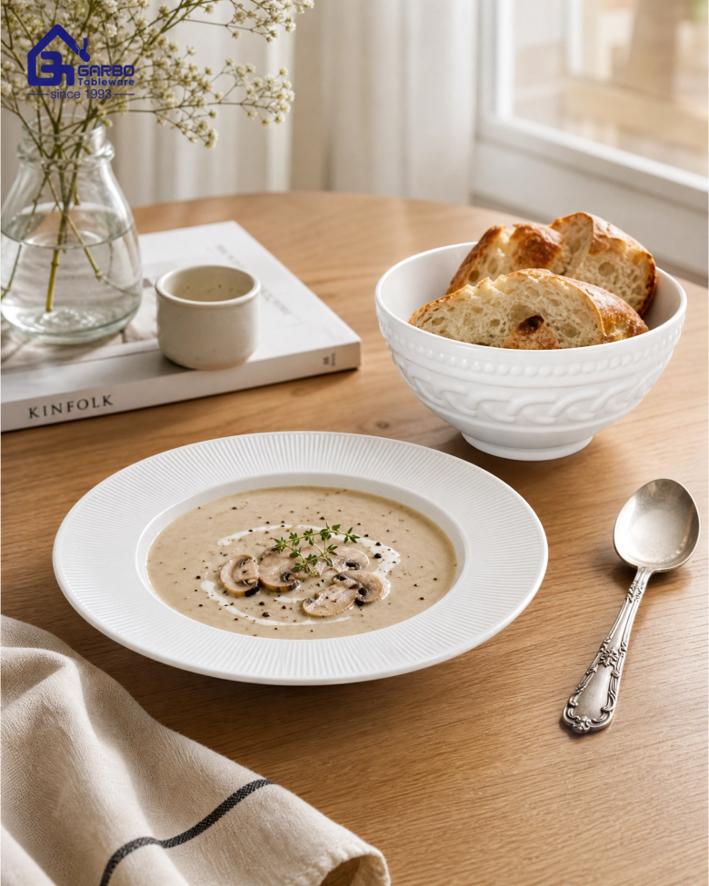 New Pattern Collection Launch for White Opal Glass Tableware