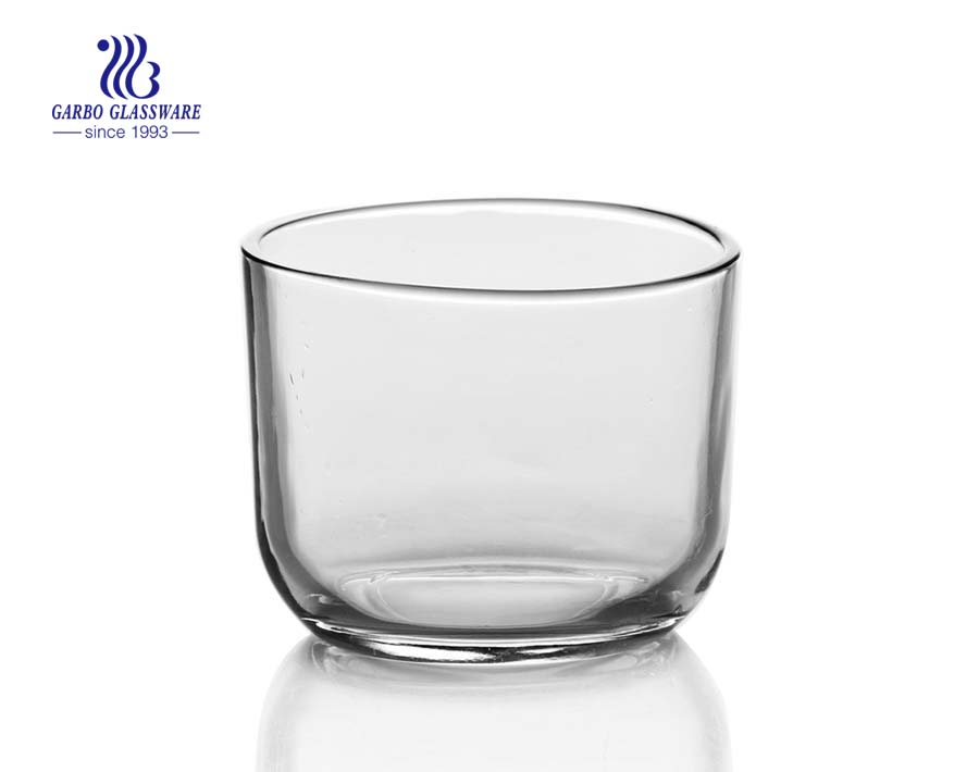 Round shape engraved 6.7 inch wholesale glass bowl in wholesale cheap price