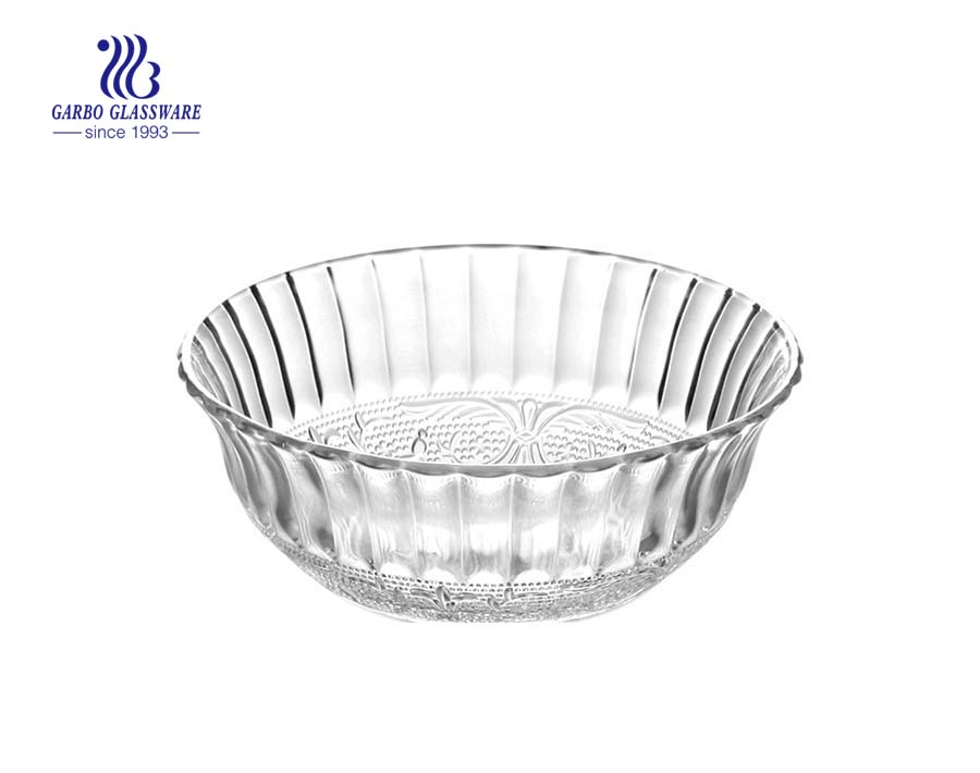 STOCKED Cheap price Glass serving bowl made in China