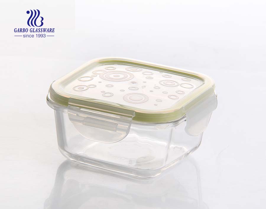 Glass Bento Lunch Box with Lock Lid  China Borosilicate Glassware Supplier