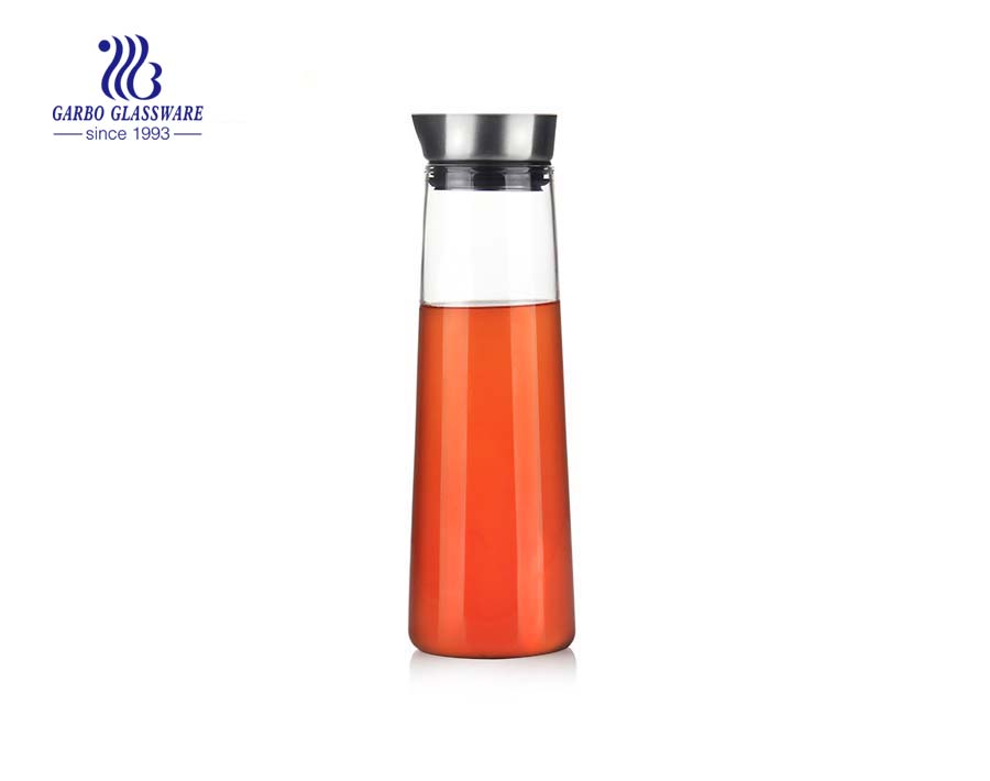 304 Stainless steel lid pyrex glass carafe suppliers