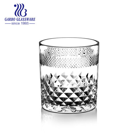 Vaso de whisky grabado de 11 oz para beber vino