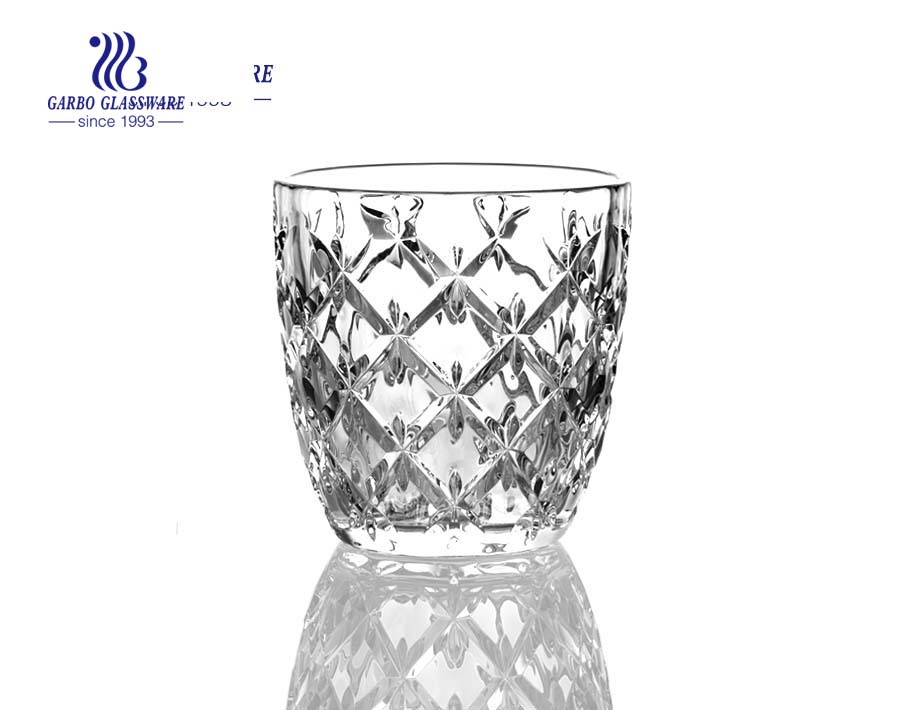 Set of four/six  fashioned glass wine tumblers