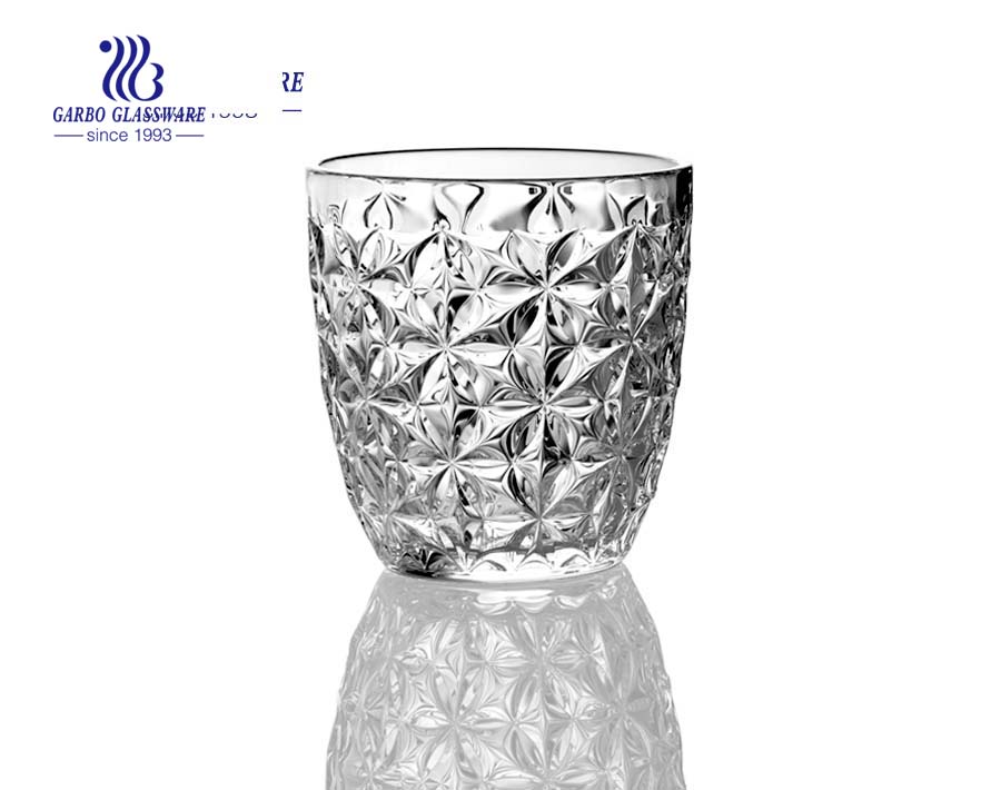 Set of four/six  fashioned glass wine tumblers