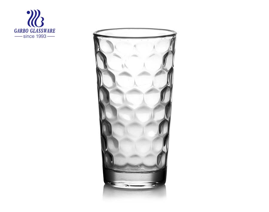 Vaso de vidrio de agua de diseño de onda de 60 ml
