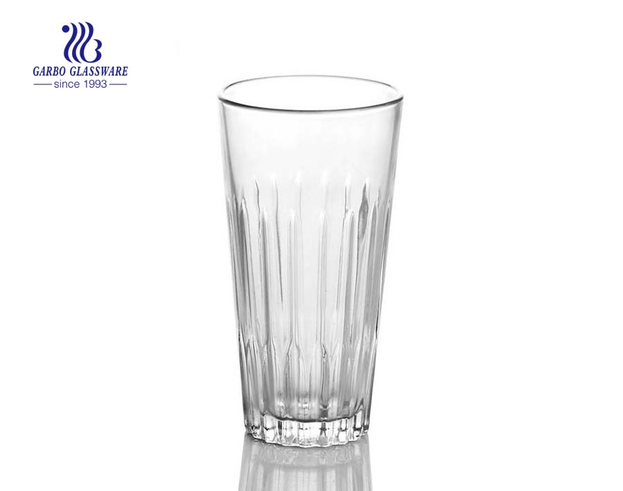 Verres à jus highball de grande taille de 11 oz gobelet en verre à boire