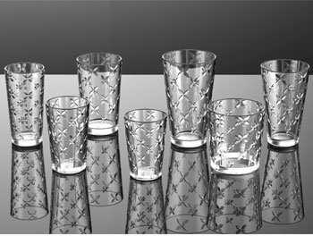 Colorless 'American' glassware less valuable than colored
