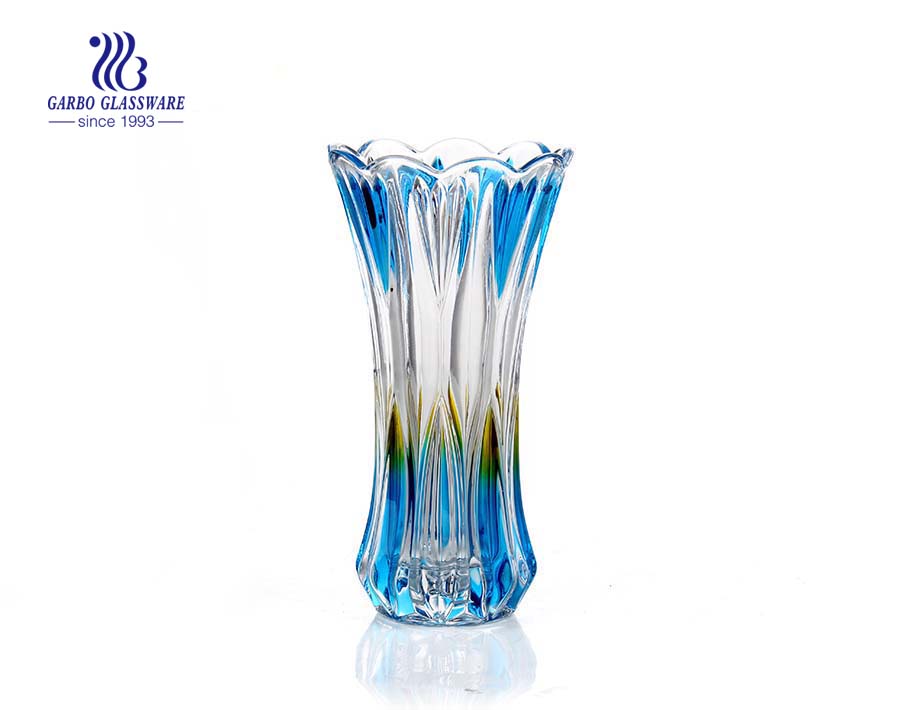 высококачественная элегантная стеклянная ваза для продвижения
