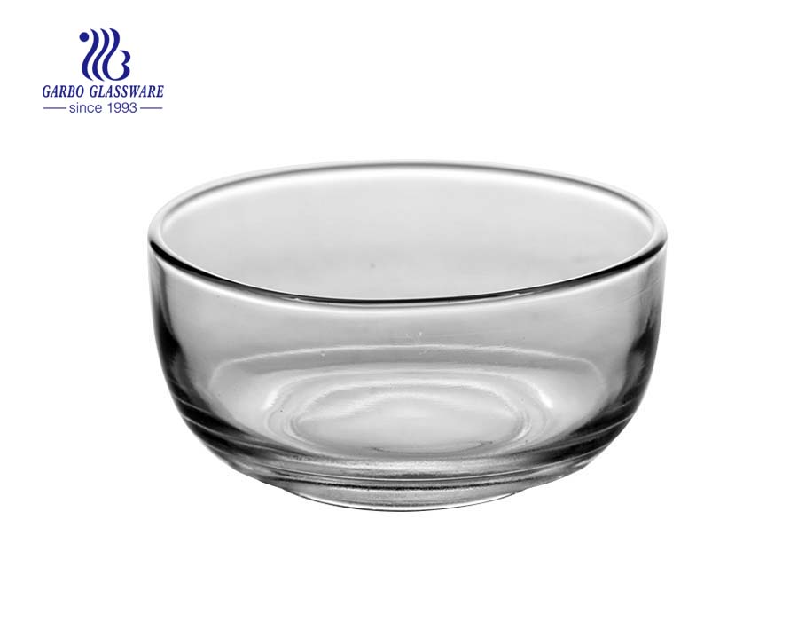 1.2L STOCKED clear glass serving bowl for soup