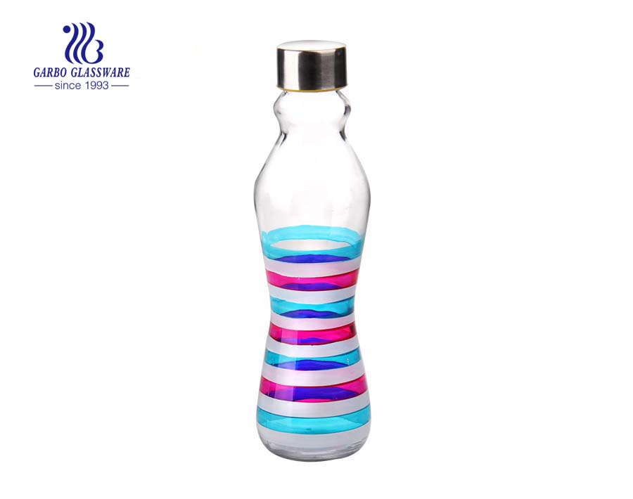 500mlスプレーカラーガラス瓶