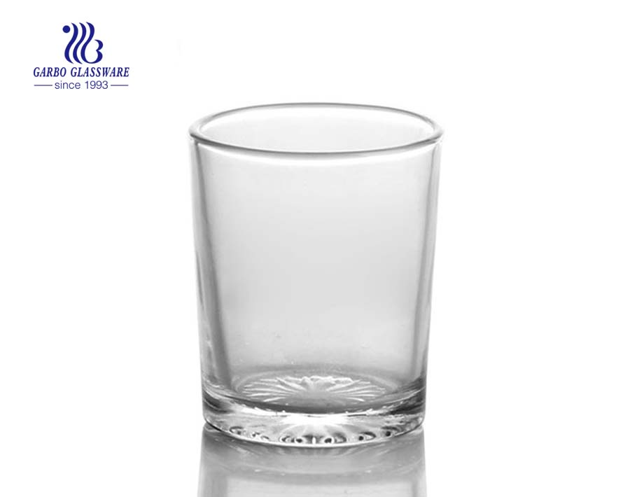 6oz round shape whisky drinking glass cup 