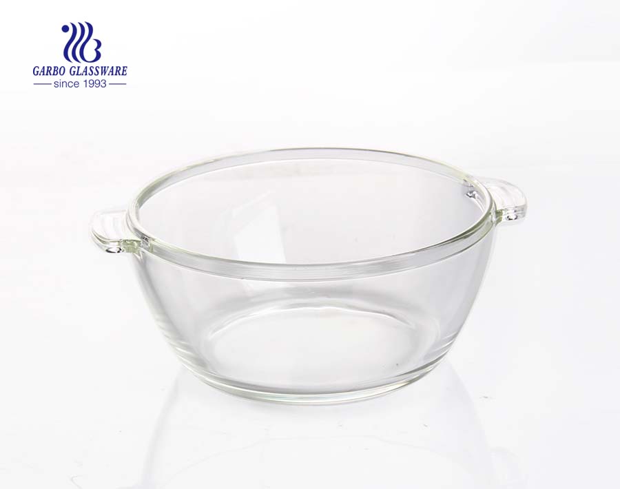 Panela de vidro para assar Pyrex 1.5L com alça de orelha