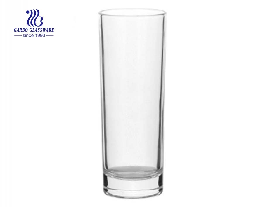 Vasos de vidrio para beber agua de bola alta de 10 oz