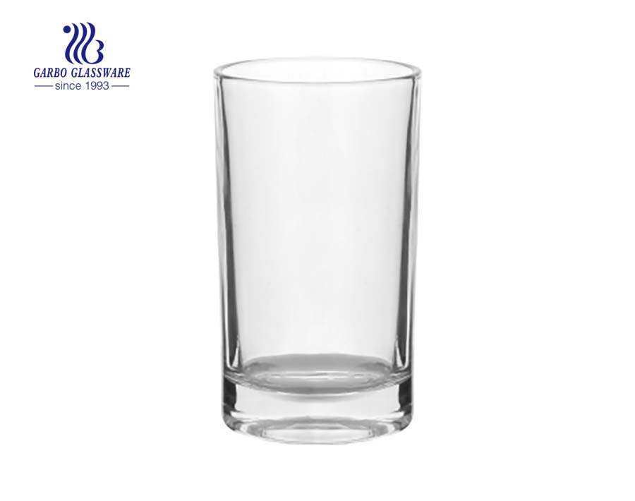 Vasos de vidrio para beber agua de bola alta de 10 oz