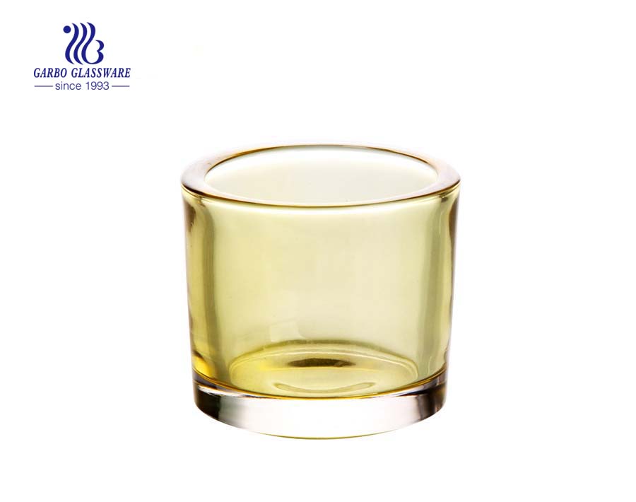 China mini glass candle holders candle tumblers