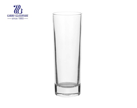 Vaso de agua transparente de bola alta de 7 oz