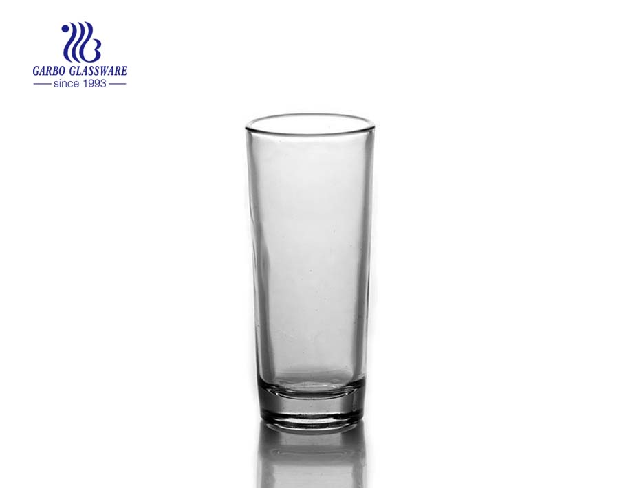 7oz clear high ball water glass cup 