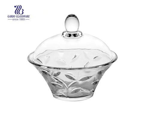 Decorative Glass Candy Jars with Lids for Sale