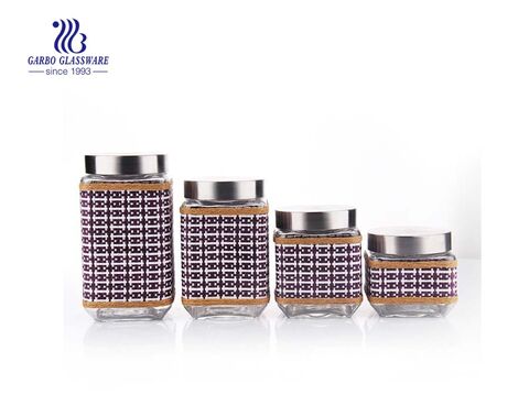 2L glass food storage jars wholesale