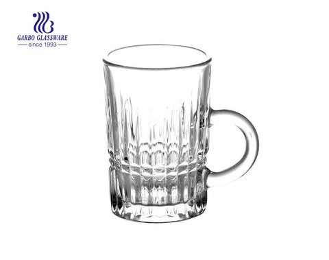 small tea mug glass with 115ml