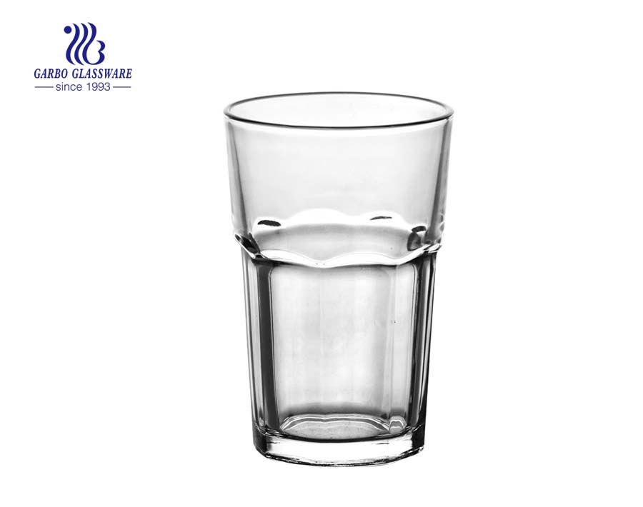 9oz stock rock glass tumbler for water drinking 