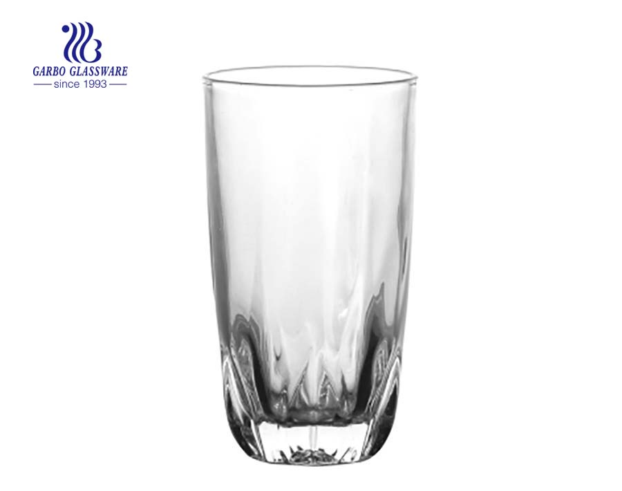 Vaso de vidrio para beber té de 12 oz