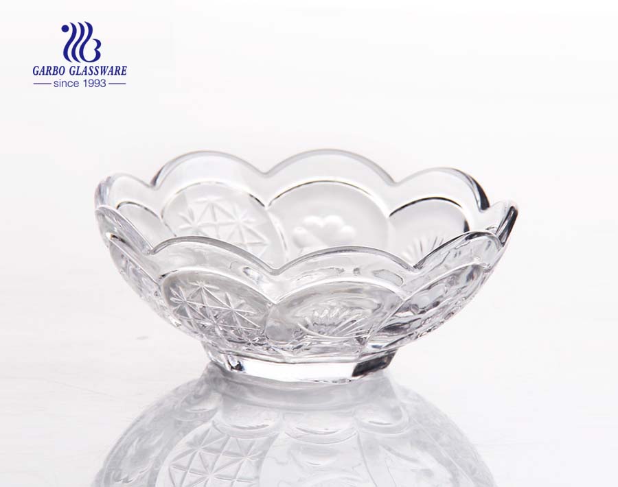 STOCK Lotus shape small glass cooking bowls