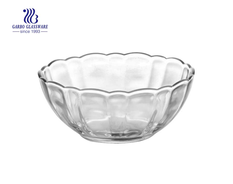 STOCK Lotus shape small glass cooking bowls