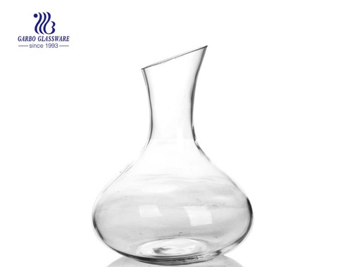 2.3L China cheap handmade big red wine glass decanters