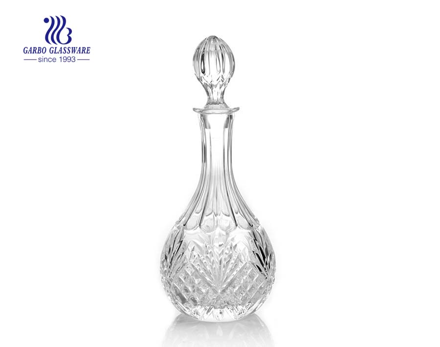 850ml clear whiskey glassware decanters