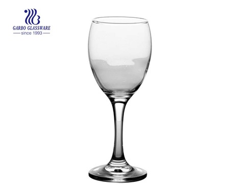 230ml cheap wholesale stemware wine glasses