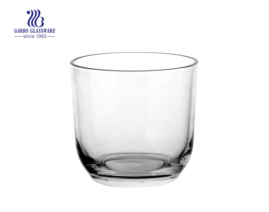 classic clear round glass candle holders bulk