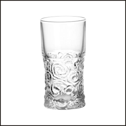 Vasos de whisky de cerveza de vidrio de base larga de 9 oz para beber vino