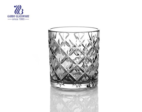 8oz glass whisky cups for wine drinking with factory price