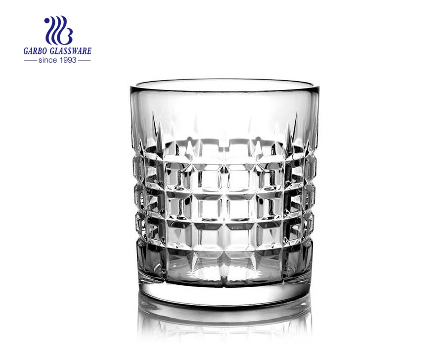 Vasos de whisky de vidrio de 8 oz para beber vino con precio de fábrica