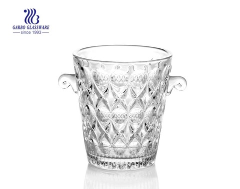 decorative champagne bucket with glass holder supplier