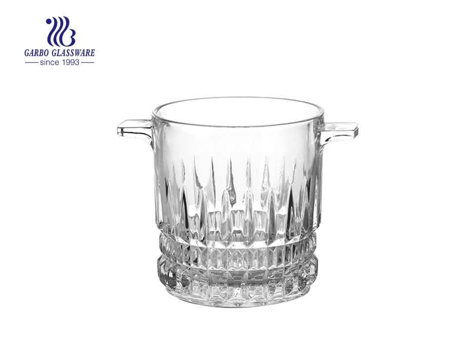 decorative champagne bucket with glass holder supplier