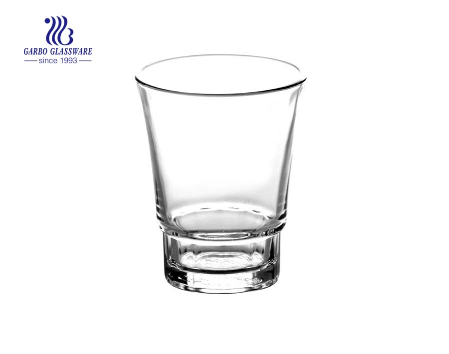 12oz hot sale stock glass tumbler for water drinking 