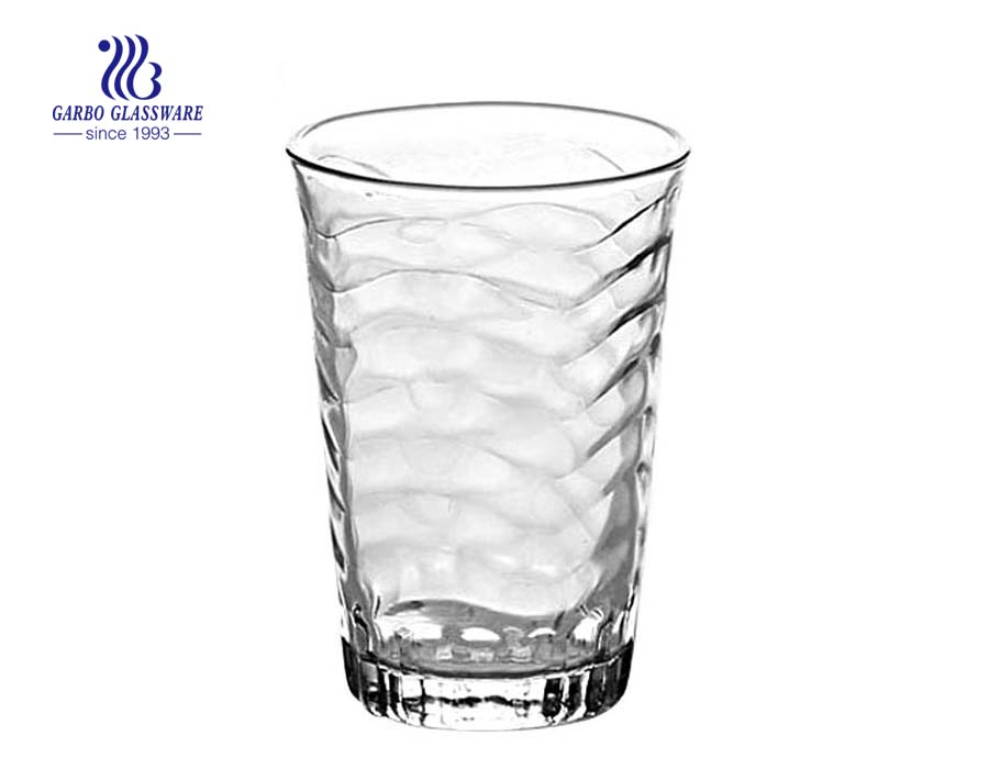 12oz hot sale stock glass tumbler for water drinking 