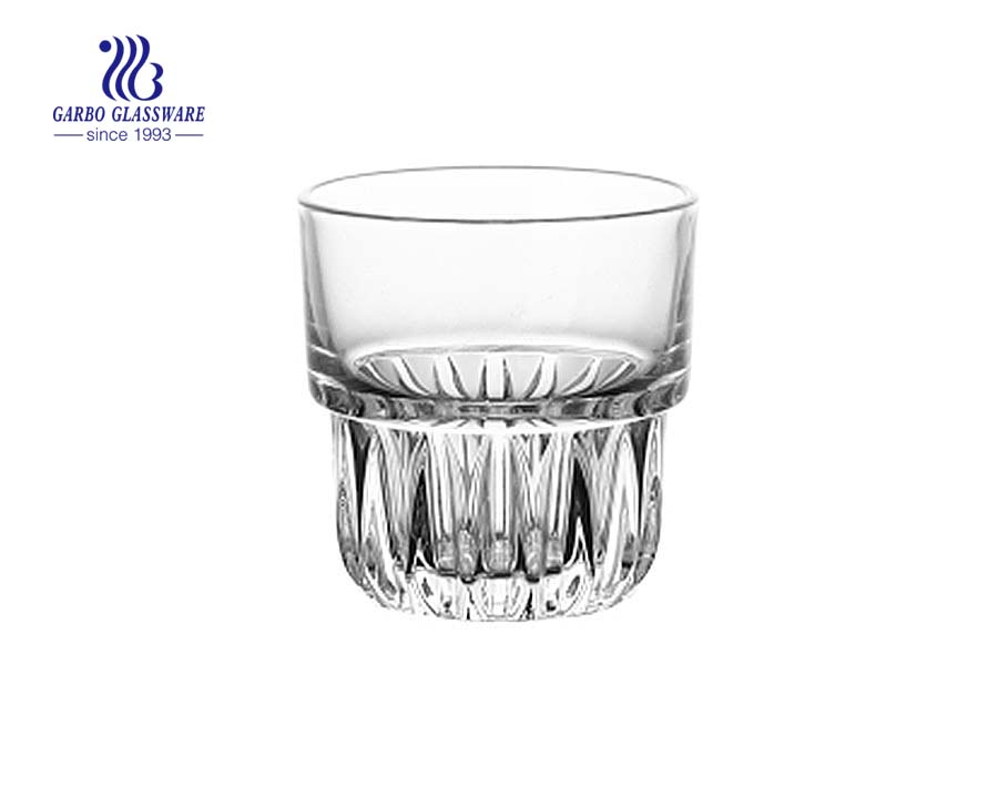 16oz卵形水ガラスカップ中国ガラス製品サプライヤー