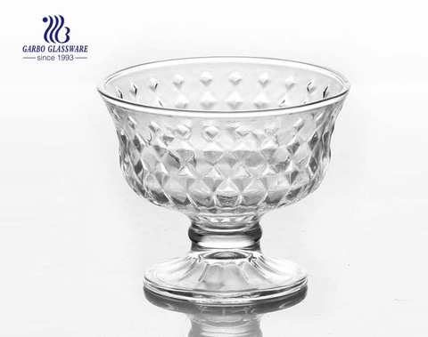 diamon design curved glass ice cream bowls price 