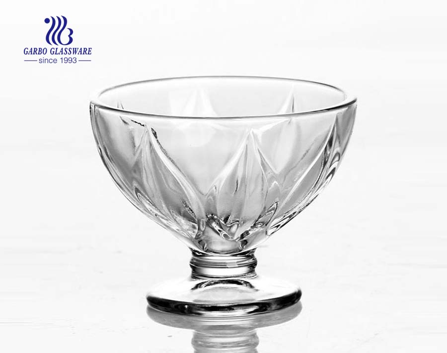 diamon design curved glass ice cream bowls price 