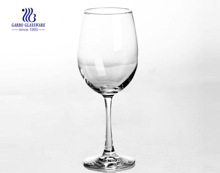 Export clear China extra long stem wine glasses