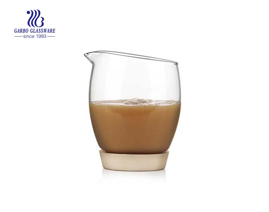 400ml Heat resistant pyrex glass cup single wall glass cup
