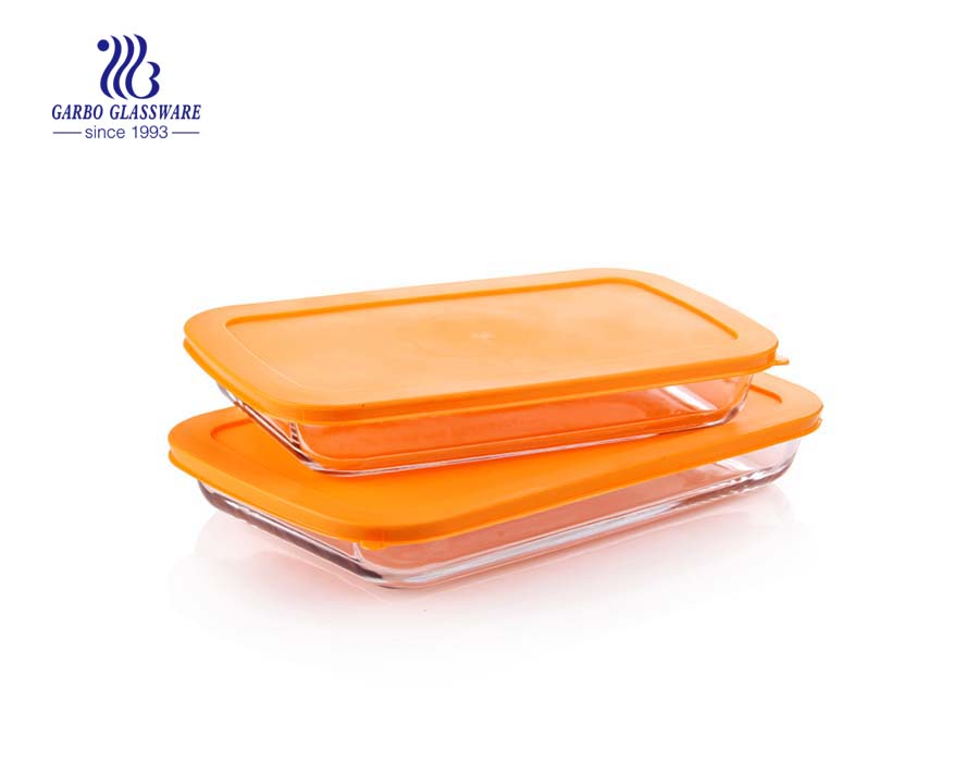 Heat resistant 2L baking glass dish