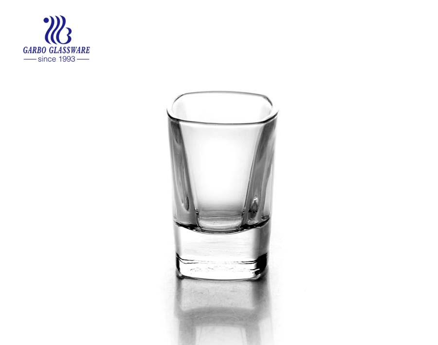 60ml Machine made transparent wine shot glass